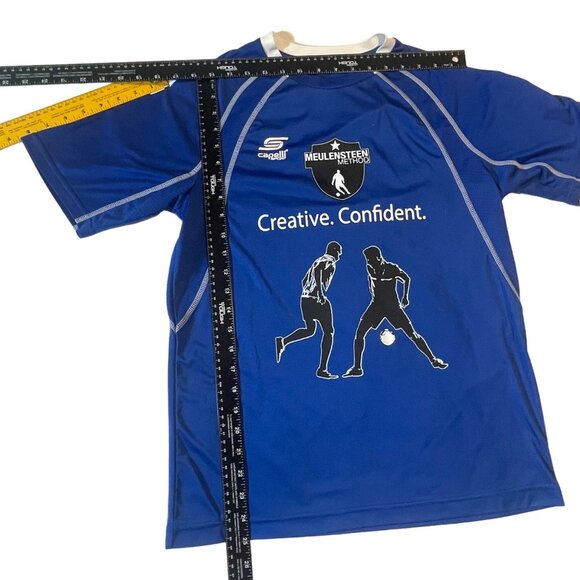 Capelli Sport Meulensteen Method Soccer Training Tee - S Blue Polyester - Picture 4 of 5